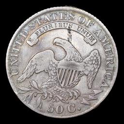 1830 Capped Bust Half Dollar 50c Grades xf+