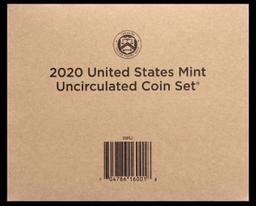 Sealed 2020 United States Mint Set in Original Government Shipped Box, Never Opened! 20 Coins Inside