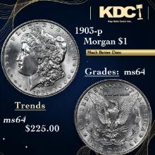 1903-p Morgan Dollar 1 Grades Choice Unc