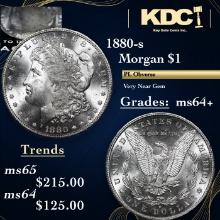 1880-s Morgan Dollar $1 Grades Choice+ Unc
