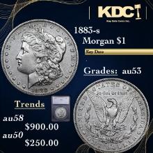1883-s Morgan Dollar 1 Graded au53 By SEGS