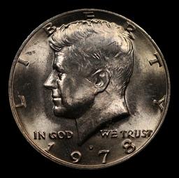 1978-d Kennedy Half Dollar 50c Grades GEM+ Unc