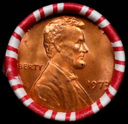 CRAZY Penny Wheel Buy THIS 1973-p solid Red BU Lincoln 1c roll & get 1-10 BU Red rolls FREE WOW