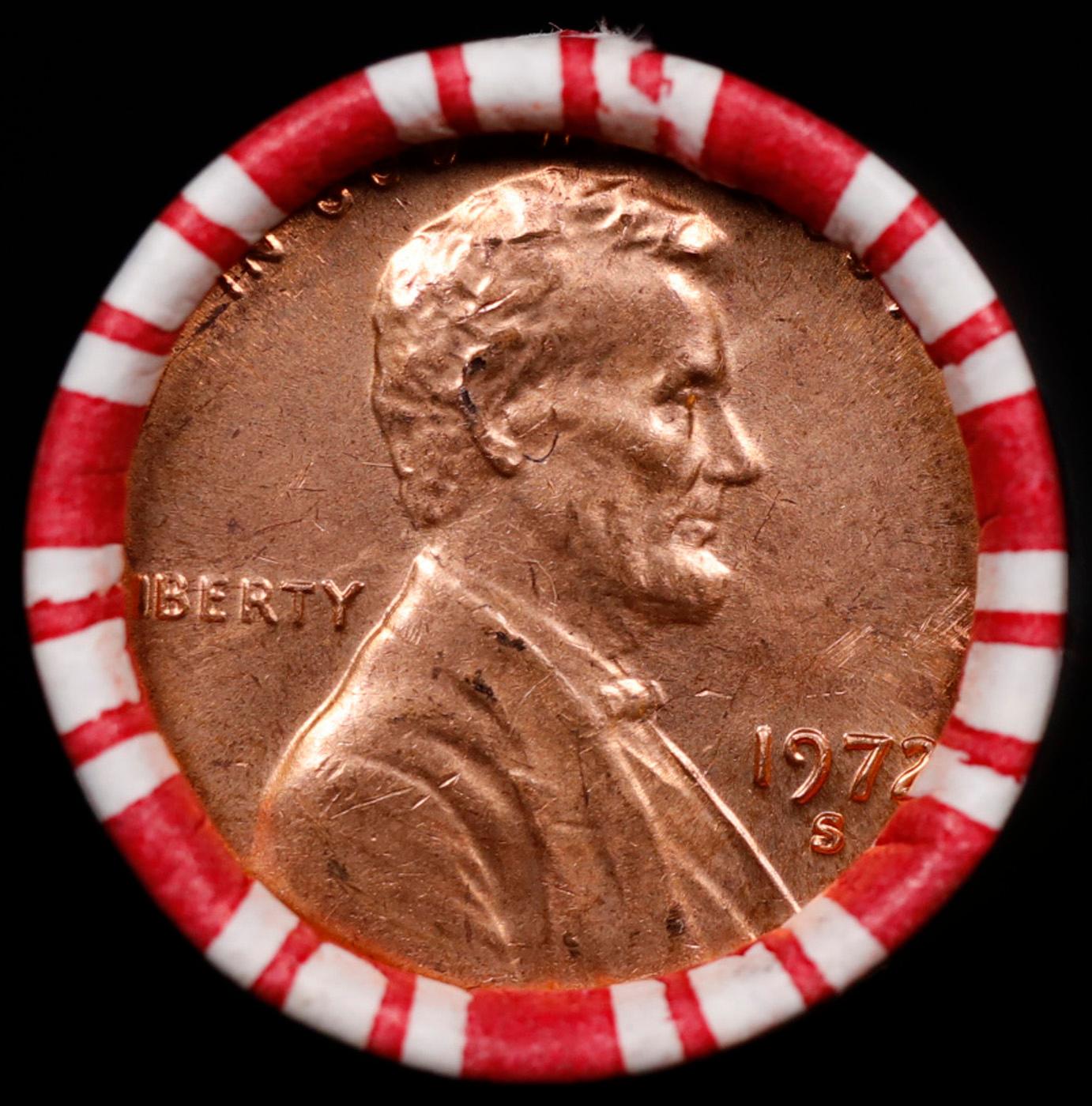 CRAZY Penny Wheel Buy THIS 1972-s solid Red BU Lincoln 1c roll & get 1-10 BU Red rolls FREE WOW