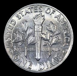 1975-d Roosevelt Dime 10c Grades GEM++ Unc