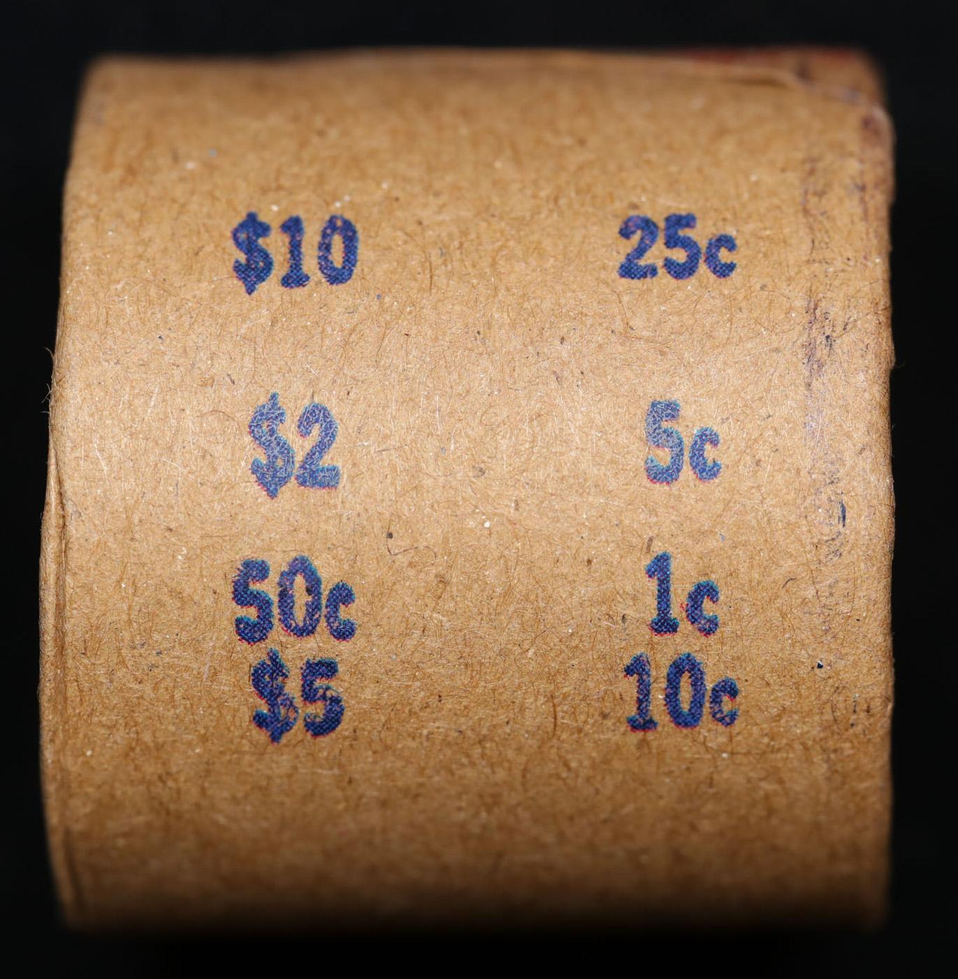 High Value! - Covered End Roll - Marked " Morgan Exceptional" - Weight shows x10 Coins (FC)