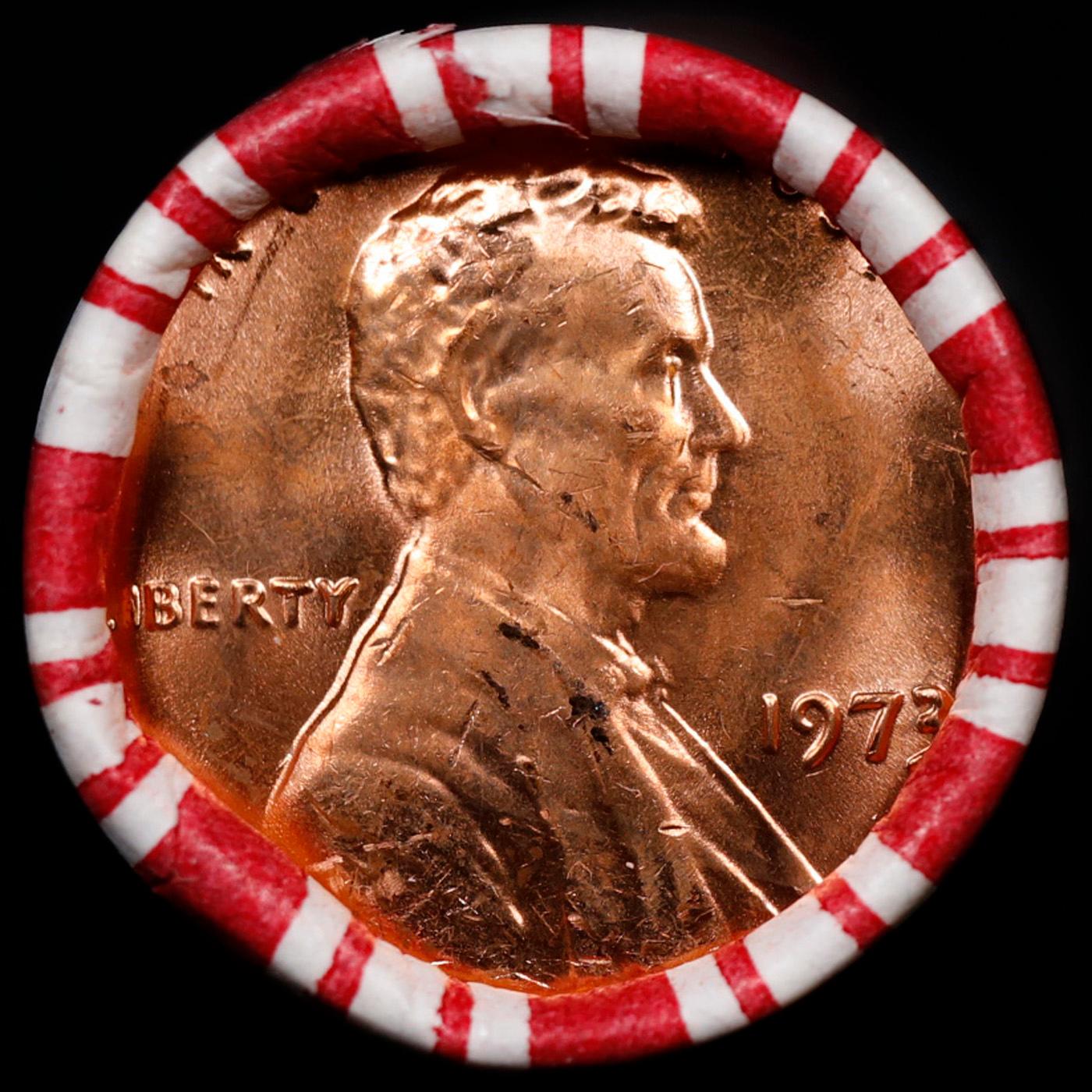 INSANITY The CRAZY Penny Wheel 1000’s won so far, WIN this 1973-p BU RED roll get 1-10 FREE