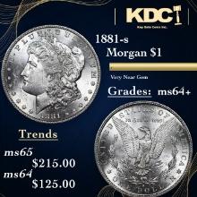 1881-s Morgan Dollar 1 Grades Choice+ Unc