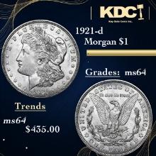 1921-d Morgan Dollar $1 Grades Choice Unc