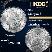 1896-p Morgan Dollar 1 Grades GEM Unc