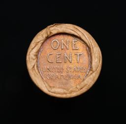 Lincoln Wheat Cent 1c Mixed Roll Orig Brandt McDonalds Wrapper, 1923-p end, Wheat other end