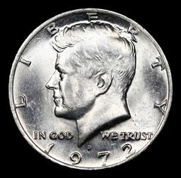 1972-p Kennedy Half Dollar Near Top Pop! 50c Graded ms66+ BY SEGS