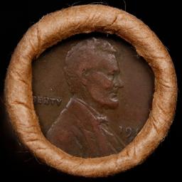 Lincoln Wheat Cent 1c Mixed Roll Orig Brandt McDonalds Wrapper, 1918-s end, Wheat other end