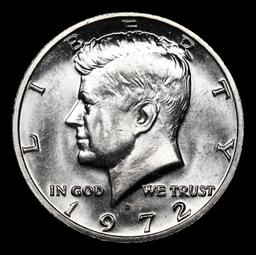 1972-d Kennedy Half Dollar 50c Grades GEM++ Unc