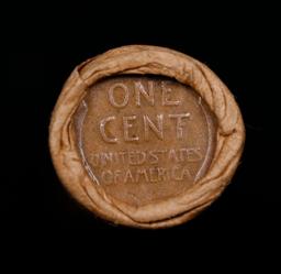 Lincoln Wheat Cent 1c Mixed Roll Orig Brandt McDonalds Wrapper, 1918-d end, Wheat other end