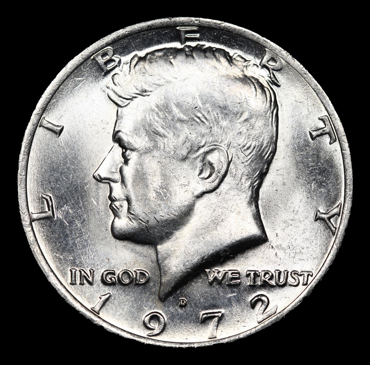 1972-p Kennedy Half Dollar Near Top Pop! 50c Graded ms66+ BY SEGS