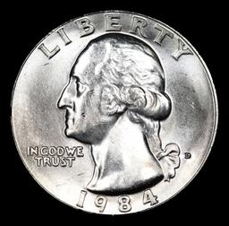 ***Auction Highlight*** 1984-d Washington Quarter TOP POP! 25c Graded ms67+ BY SEGS (fc)