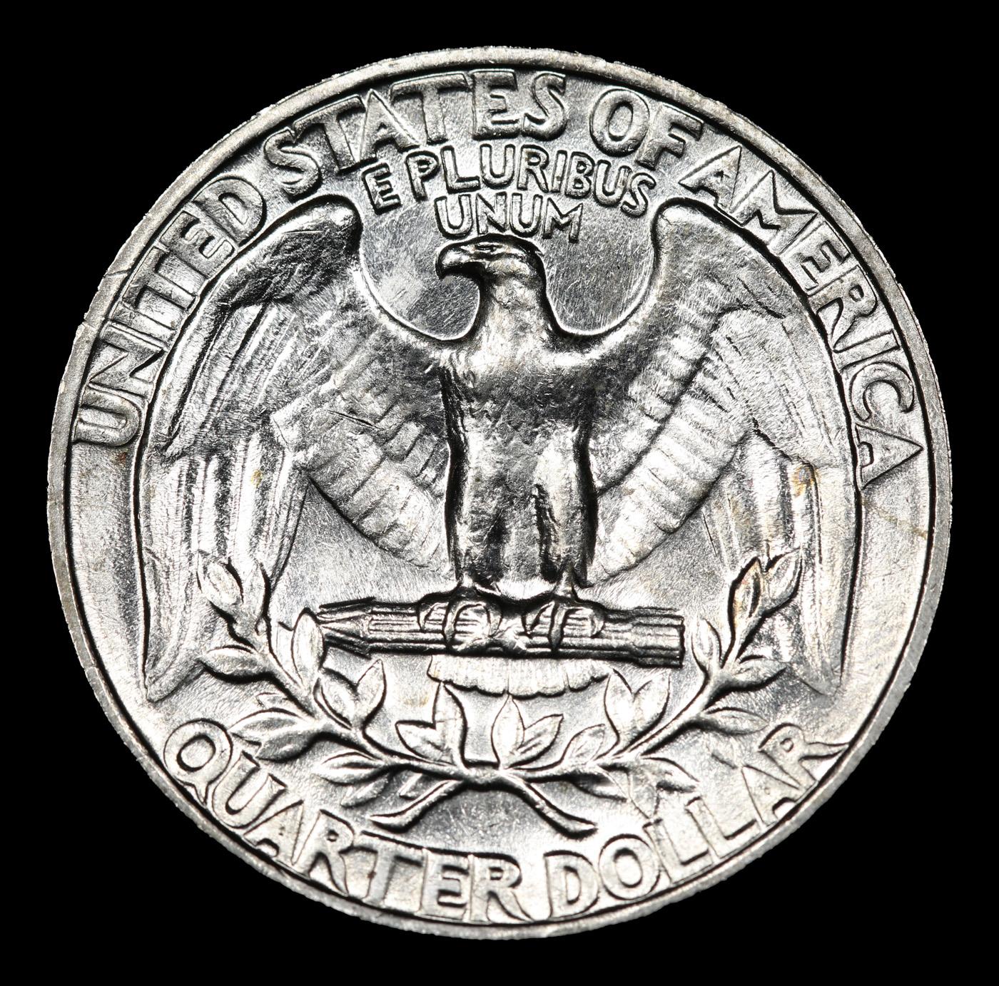 1965 SMS Washington Quarter 25c Grades sp66