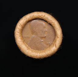 Lincoln Wheat Cent 1c Mixed Roll Orig Brandt McDonalds Wrapper, 1927-p end, Wheat other end