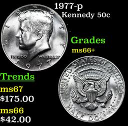 1977-p Kennedy Half Dollar 50c Grades GEM++ Unc