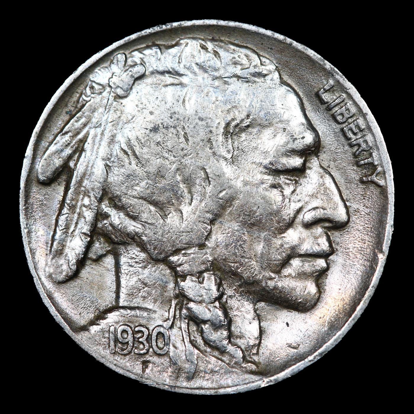 1930-p Buffalo Nickel 5c Grades Select Unc