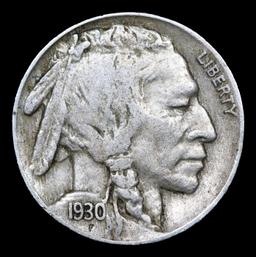 1930-s Buffalo Nickel 5c Grades Choice AU