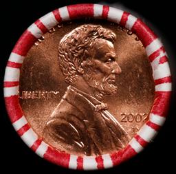 1-10 FREE BU RED Penny rolls with win of this 2002-d SOLID RED BU Lincoln 1c roll incredibly FUN whe