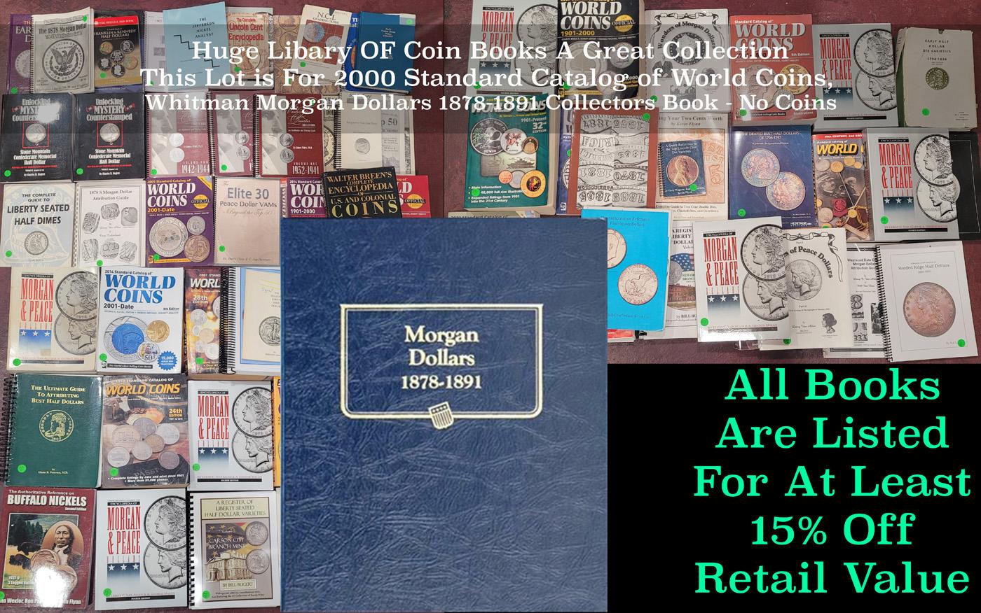 Whitman Morgan Dollars 1878-1891 Collectors Book - No Coins