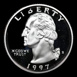 Proof 1997-s Washington Quarter 25c Grades GEM++ Proof Deep Cameo