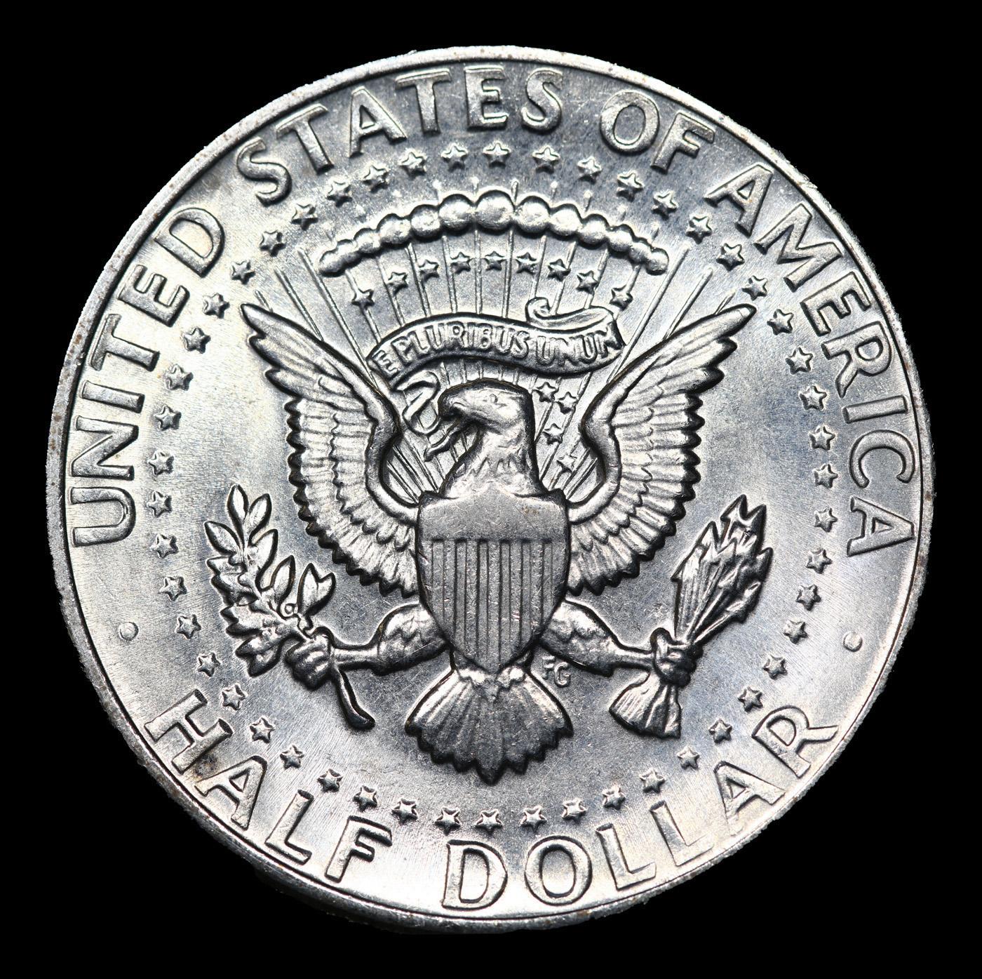 ***Auction Highlight*** 1971-p Kennedy Half Dollar Near TOP POP! 50c Graded GEM++ Unc By USCG (fc)