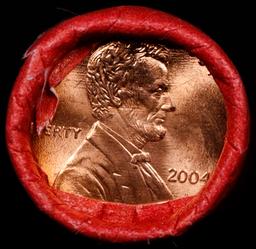 CRAZY Penny Wheel Buy THIS 2004-p solid Red BU Lincoln 1c roll & get 1-10 BU Red rolls FREE WOW