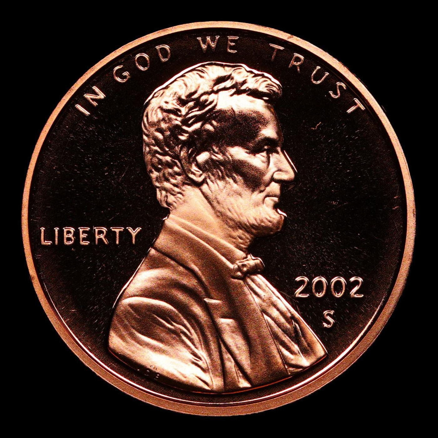 Proof 2002-s Lincoln Cent 1c Graded pr70 dcam BY SEGS