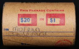 *EXCLUSIVE* Hand Marked " Morgan Standard," x20 coin Covered End Roll! - Huge Vault Hoard  (FC)