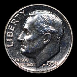 Proof 1958 Roosevelt Dime TOP POP! 10c Graded pr69 BY SEGS