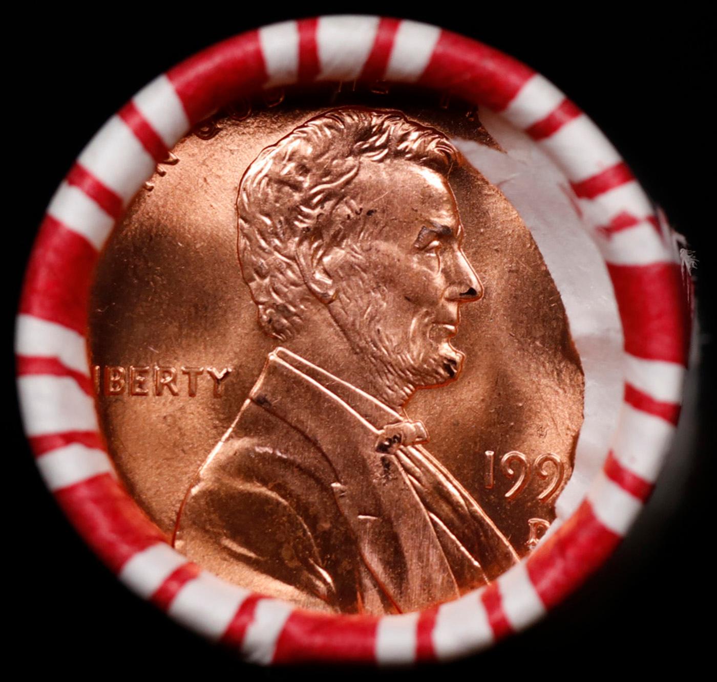 CRAZY Penny Wheel Buy THIS 1994-d solid Red BU Lincoln 1c roll & get 1-10 BU Red rolls FREE WOW