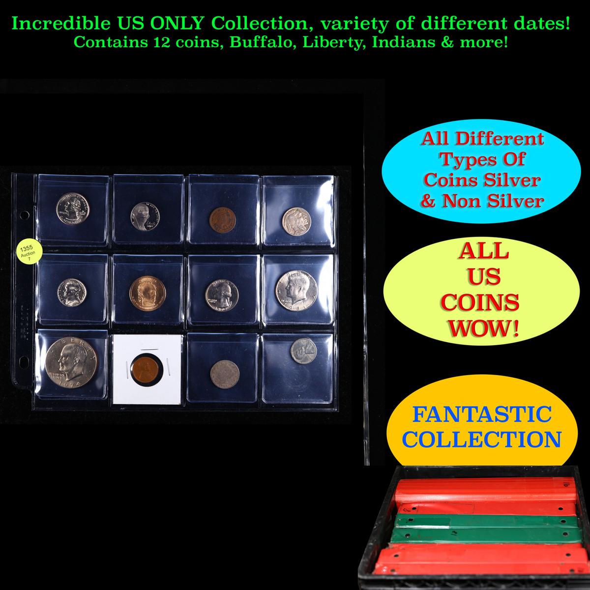 Wow! Covered End Roll! Marked " Morgan Exceptional"! X20 Coins Inside! (FC)