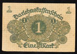 1920 Germany 1 Mark Banknote P# 58 Grades Choice AU/BU Slider