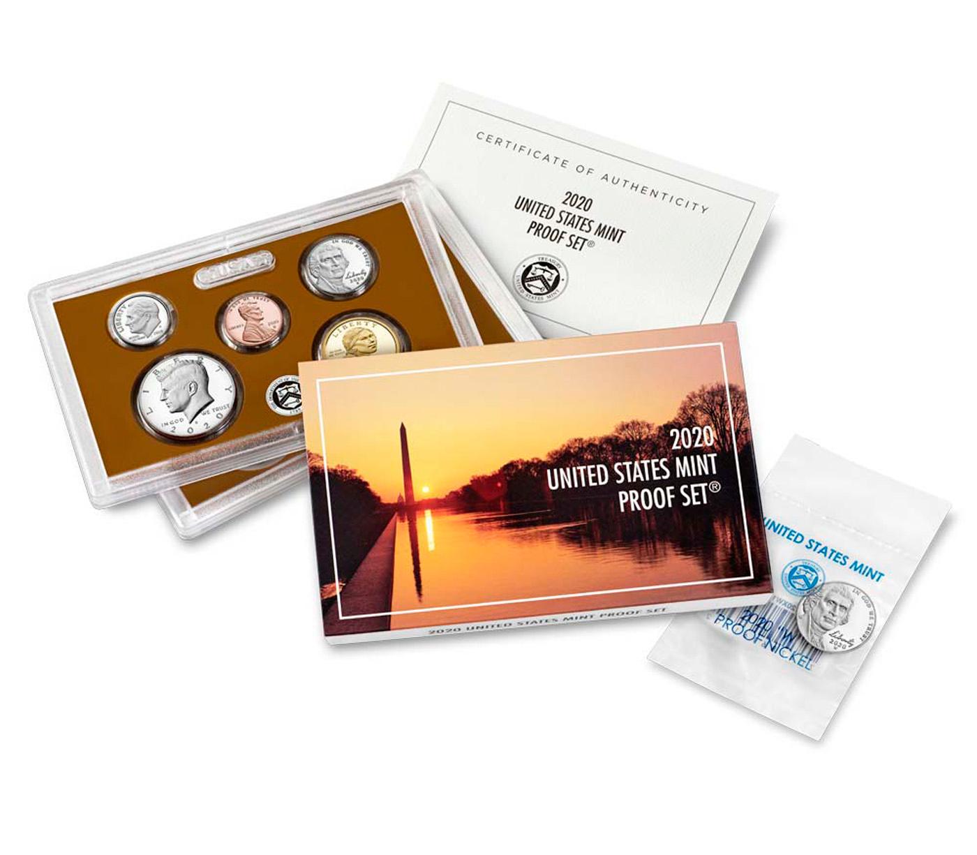 2020 United States  Proof Set - 10 pc set