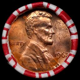 CRAZY Penny Wheel Buy THIS 1962-p solid Red BU Lincoln 1c roll & get 1-10 BU Red rolls FREE WOW