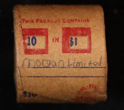 *EXCLUSIVE* Hand Marked " Morgan Limited," x10 coin Covered End Roll! - Huge Vault Hoard  (FC)