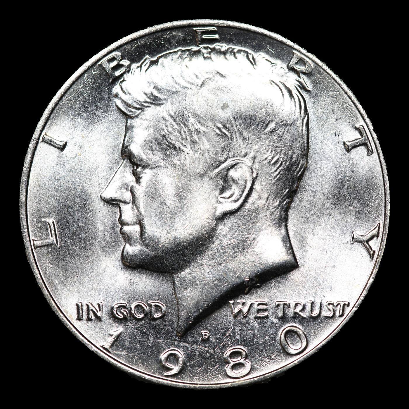 1980-d Kennedy Half Dollar 50c Grades GEM++ Unc