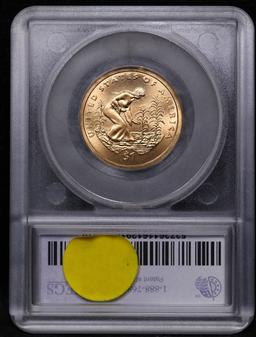 2009-D Position A Sacagawea Dollar $1 TOP POP! Graded ms67 By SEGS