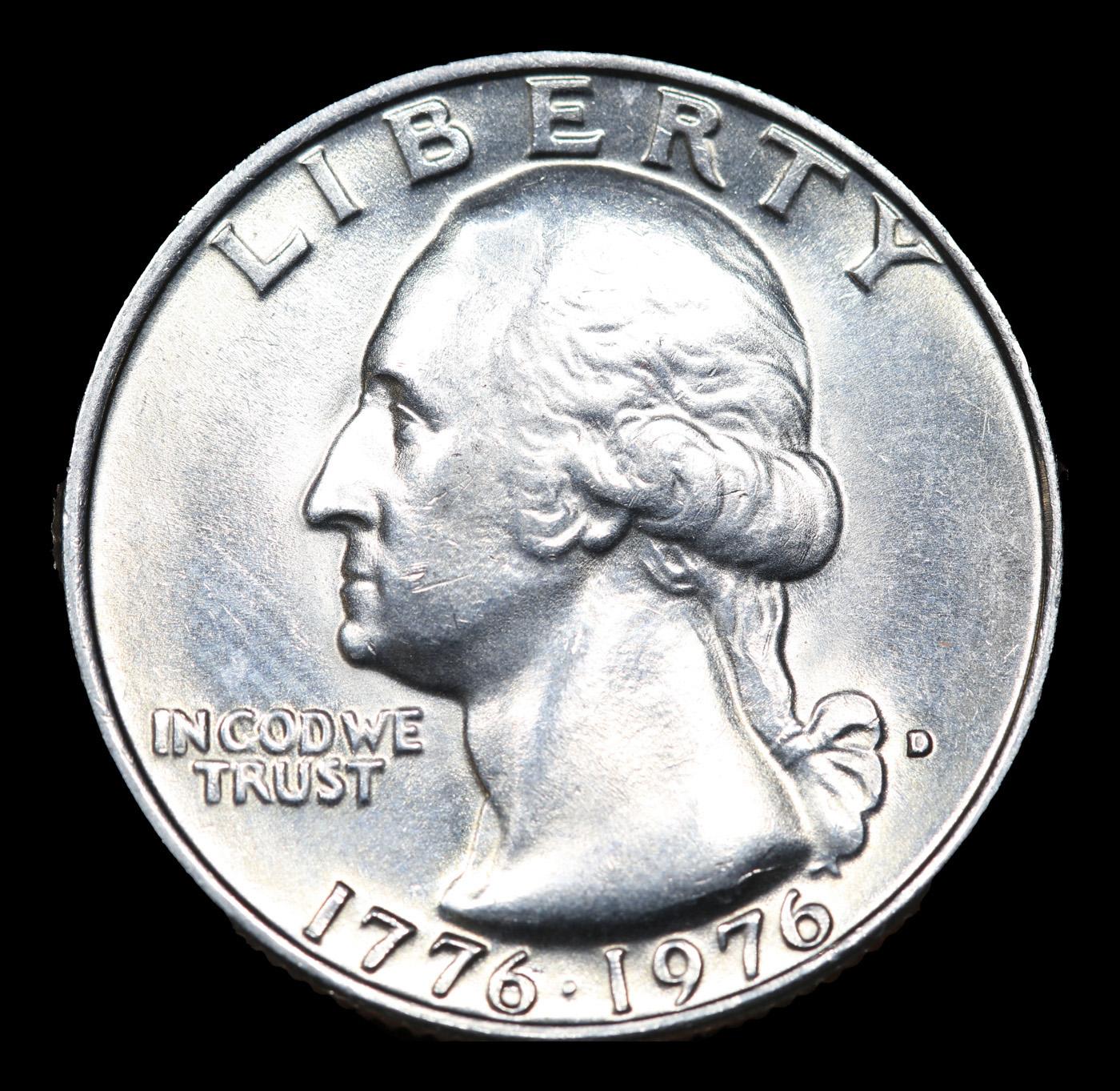 1776-1976-d Washington Quarter 25c Grades GEM+ Unc