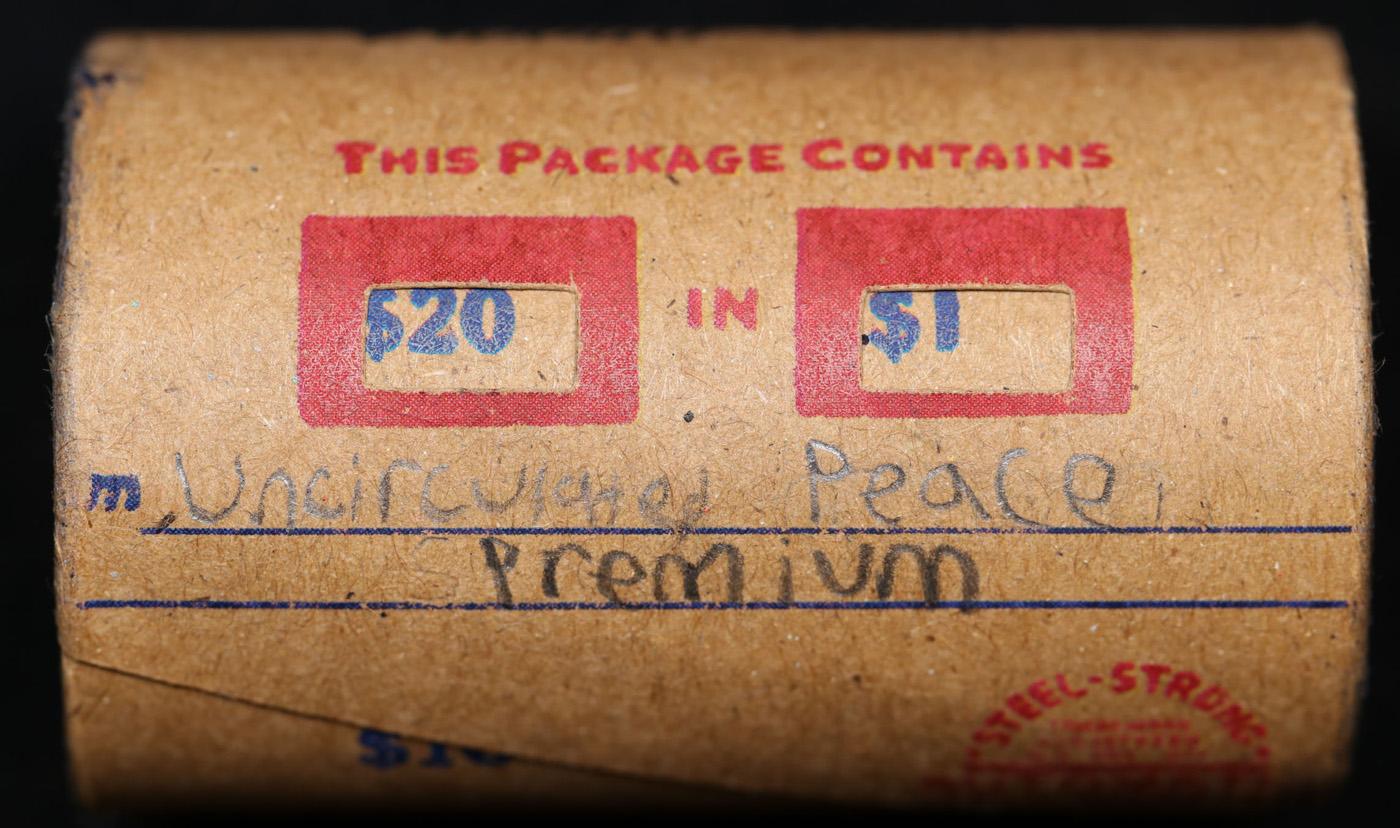 *EXCLUSIVE* Hand Marked "Unc Peace Premium," x20 coin Covered End Roll! - Huge Vault Hoard  (FC)
