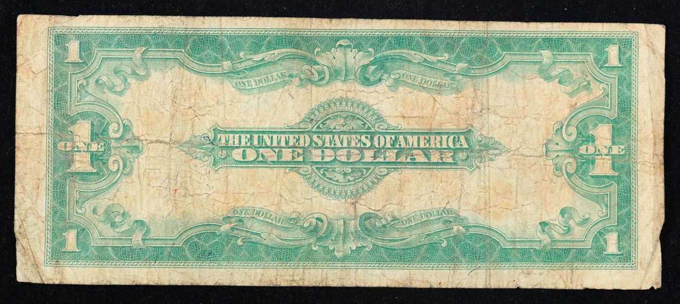 1923 $1 large size Blue Seal Silver Certificate Grades f+ Signatures Speelman/White