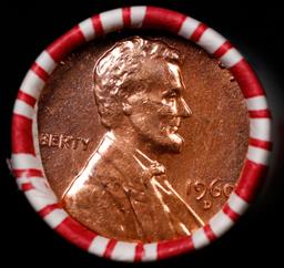 CRAZY Penny Wheel Buy THIS 1960-d solid Red BU Lincoln 1c roll & get 1-10 BU Red rolls FREE WOW