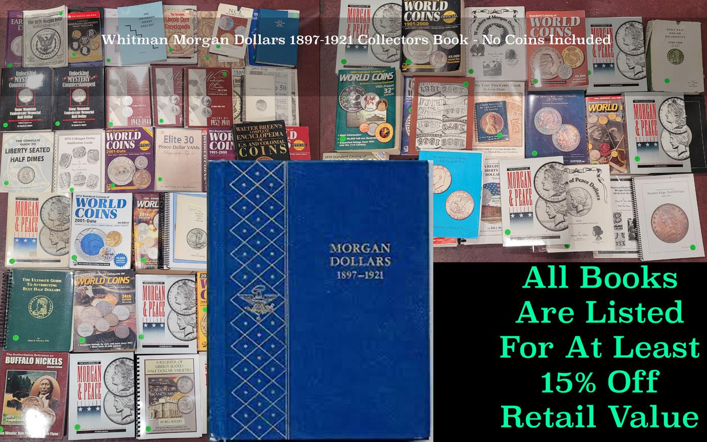 Whitman Morgan Dollars 1897-1921 Collectors Book - No Coins Included