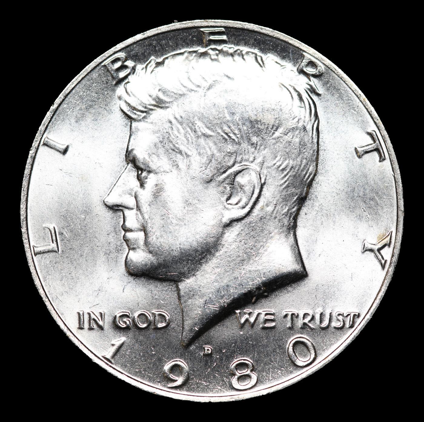 1980-d Kennedy Half Dollar 50c Grades GEM++ Unc