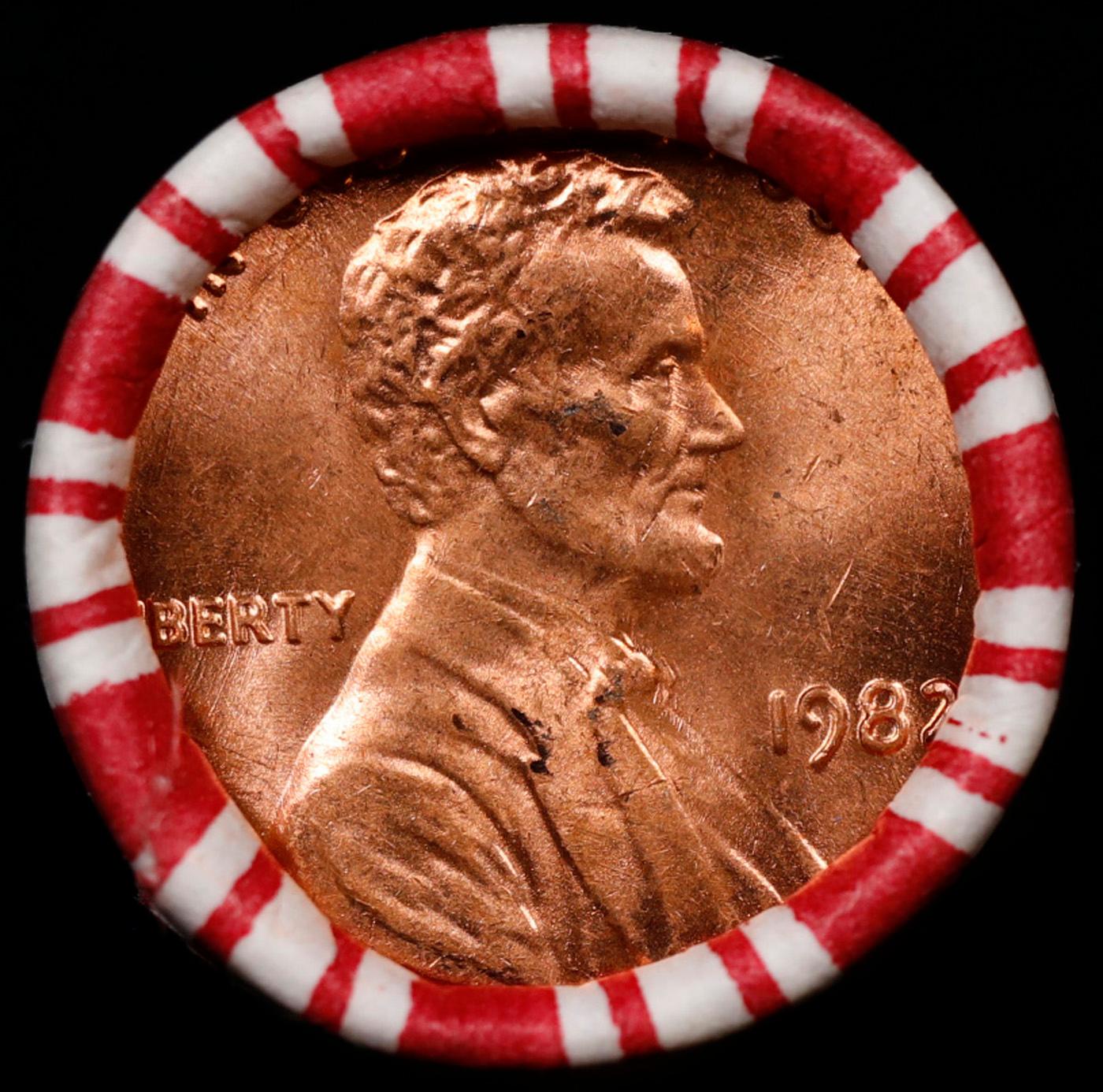 CRAZY Penny Wheel Buy THIS 1982-p solid Red BU Lincoln 1c roll & get 1-10 BU Red rolls FREE WOW