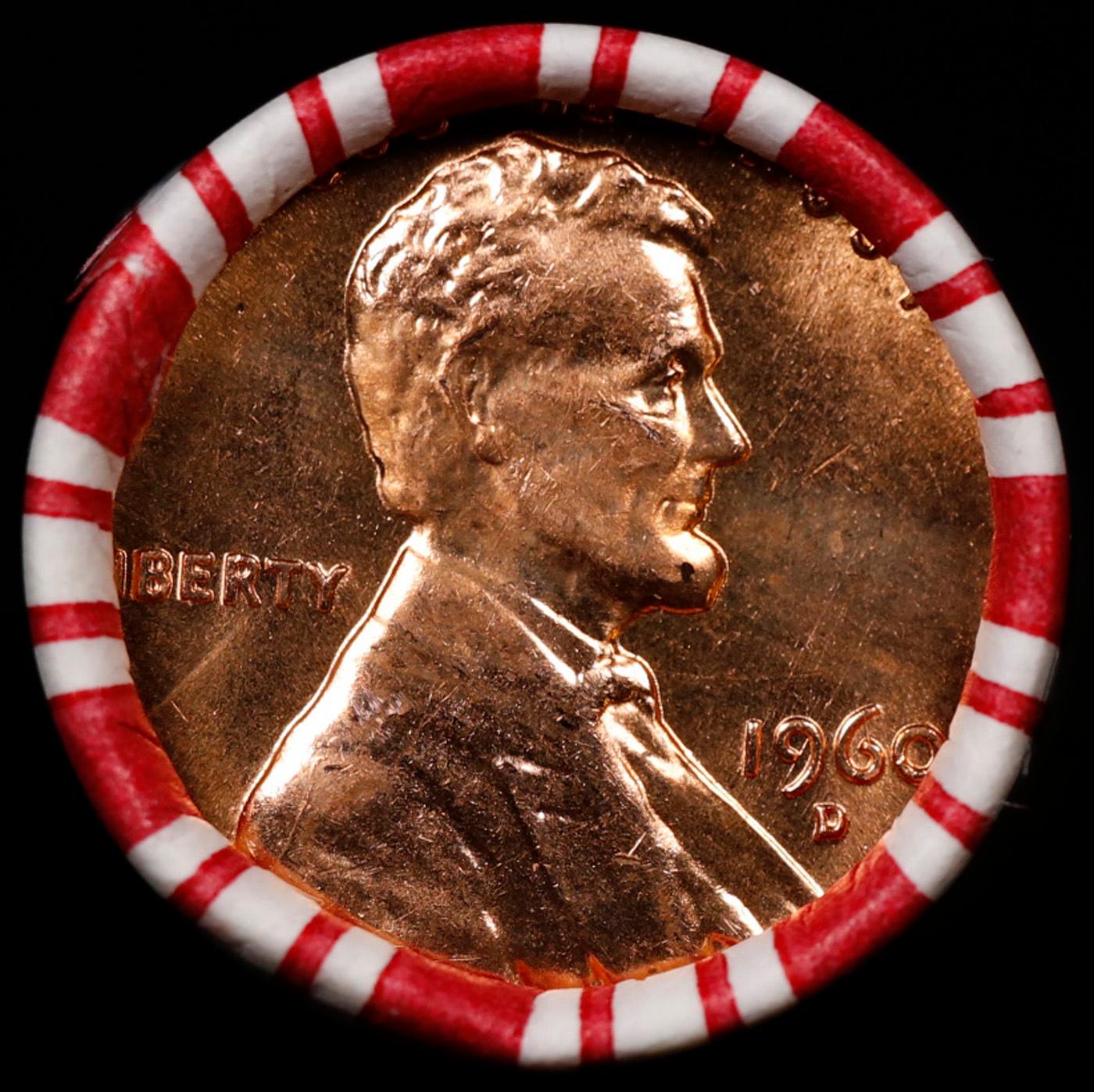 CRAZY Penny Wheel Buy THIS 1960-d solid Red BU Lincoln 1c roll & get 1-10 BU Red rolls FREE WOW